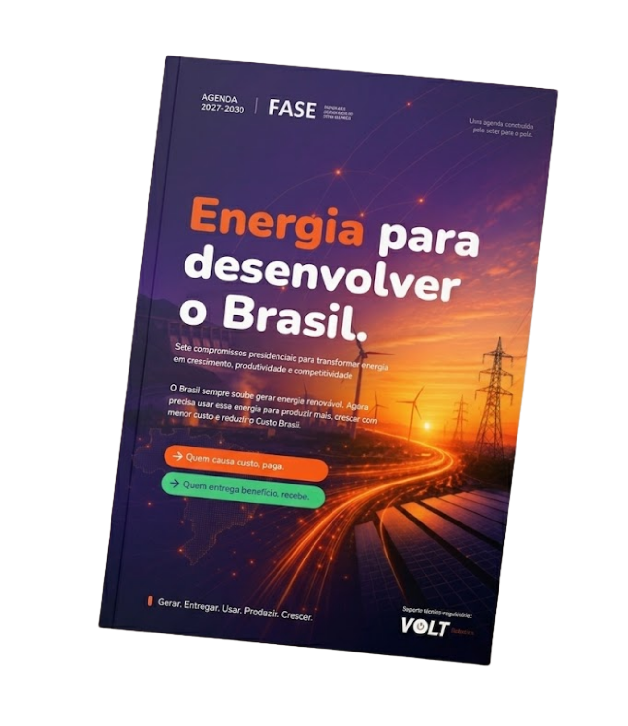 Cartilha impressa da Agenda FASE 2027–2030